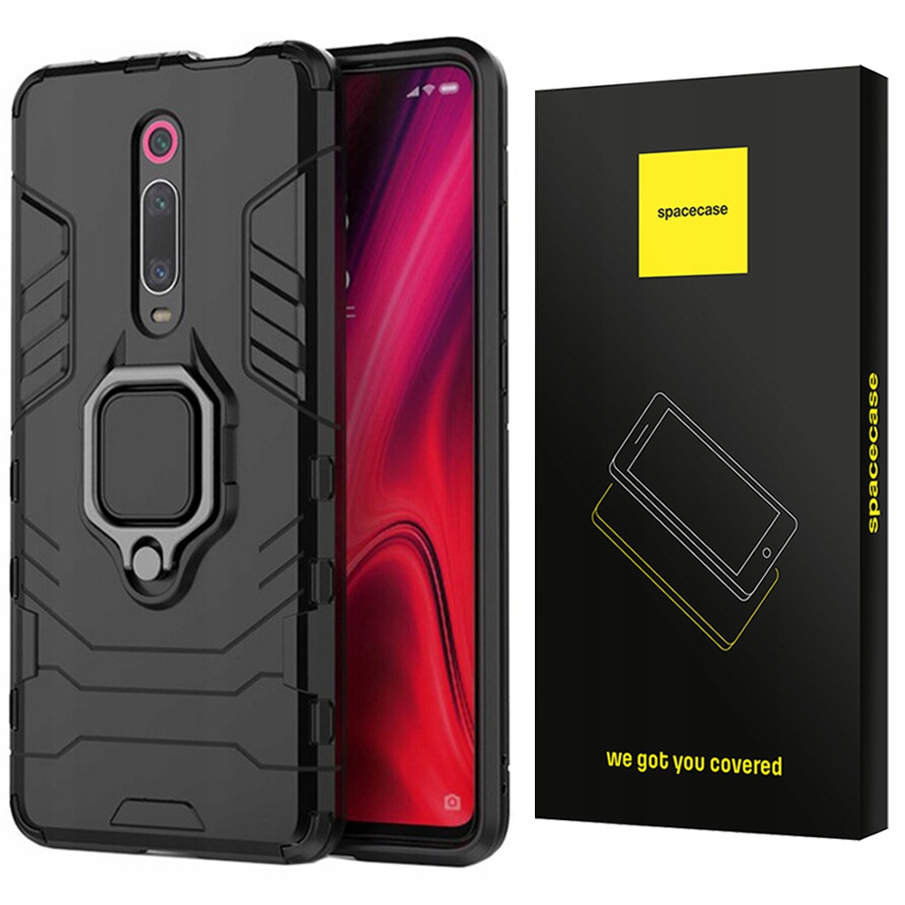 Priestorové puzdro na chrbát pre Xiaomi Mi 9T / 9T Pro Case, čierne